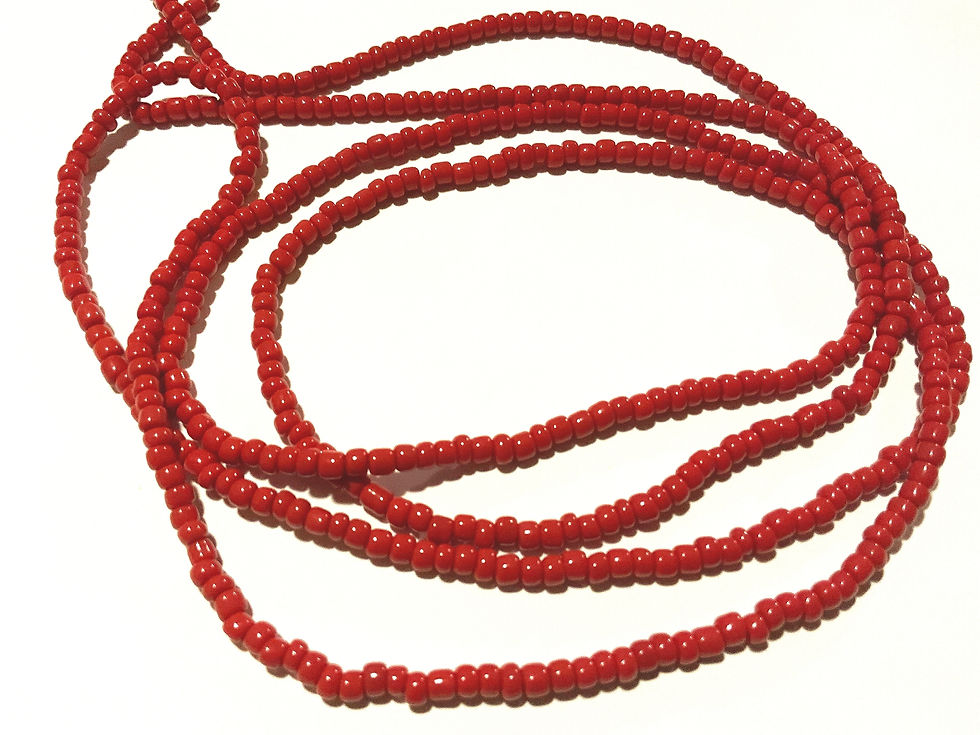 Crimson Passion Waist Beads