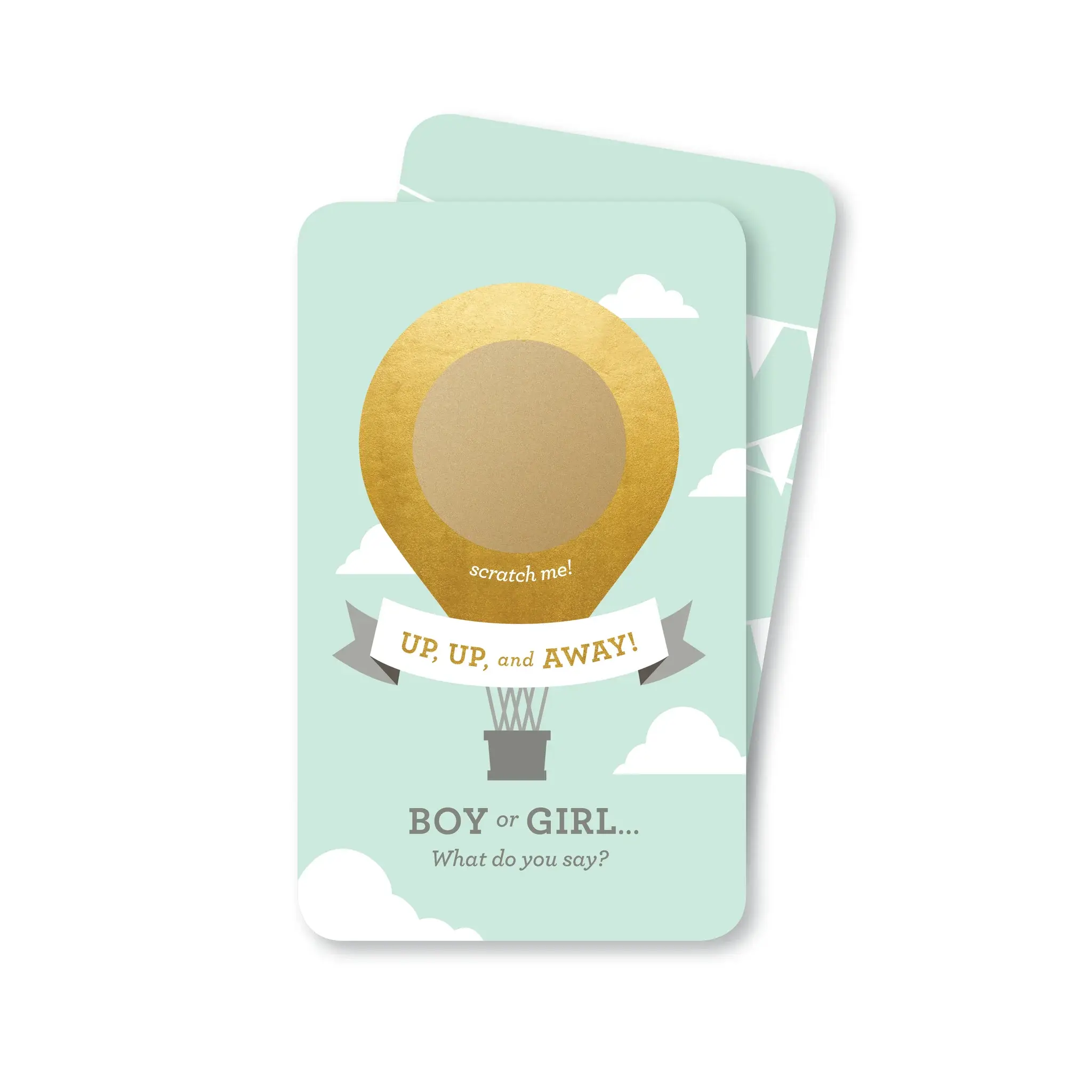 Gender Reveal Scratch-off Cards