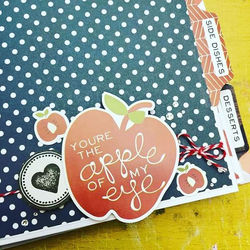 You re the apple of my eyes~_One of my new album page_its about foodss