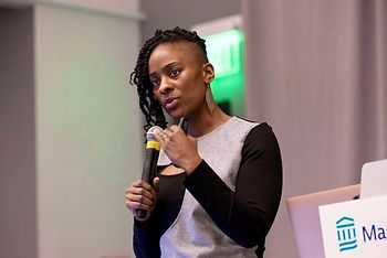 Dr. Alisha Moreland-Capuia teaching a class.