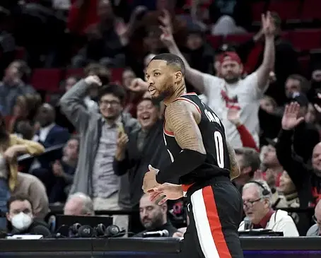 Lillard has 71 pts and 13 3s, then gets drug tested