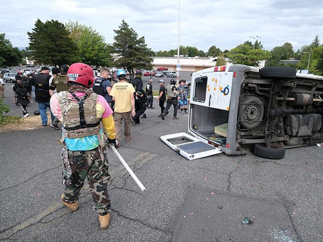 Right Wing Rally Confronted