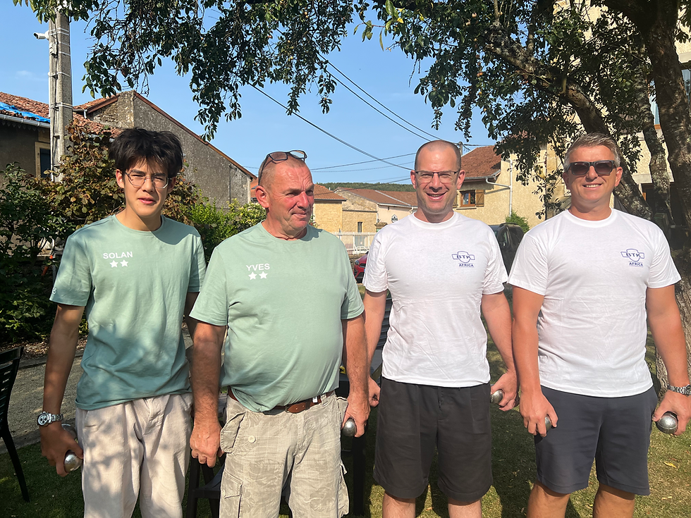 Tournoi de pétanque