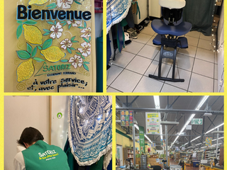 Cette semaine, je suis ravie d’avoir pu intervenir, une nouvelle fois, pour deux sessions de massage assis pour les employés du magasin Satoriz de Clermont ferrand.