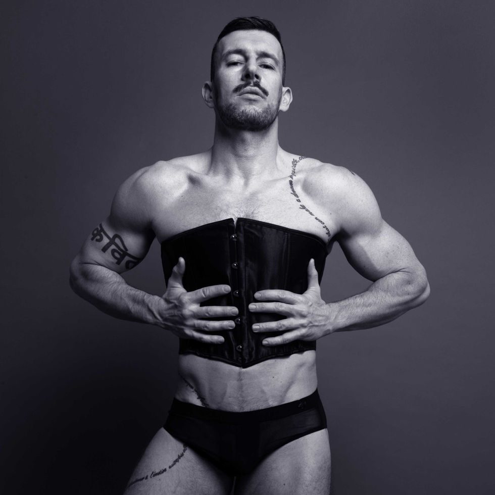 Artistic male portraiture of Nikolas Nerr by men’s portrait, fitness and artistic nudes photographer ADDD Photography