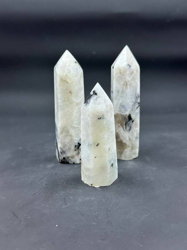 Rainbow Moonstone Points - Small