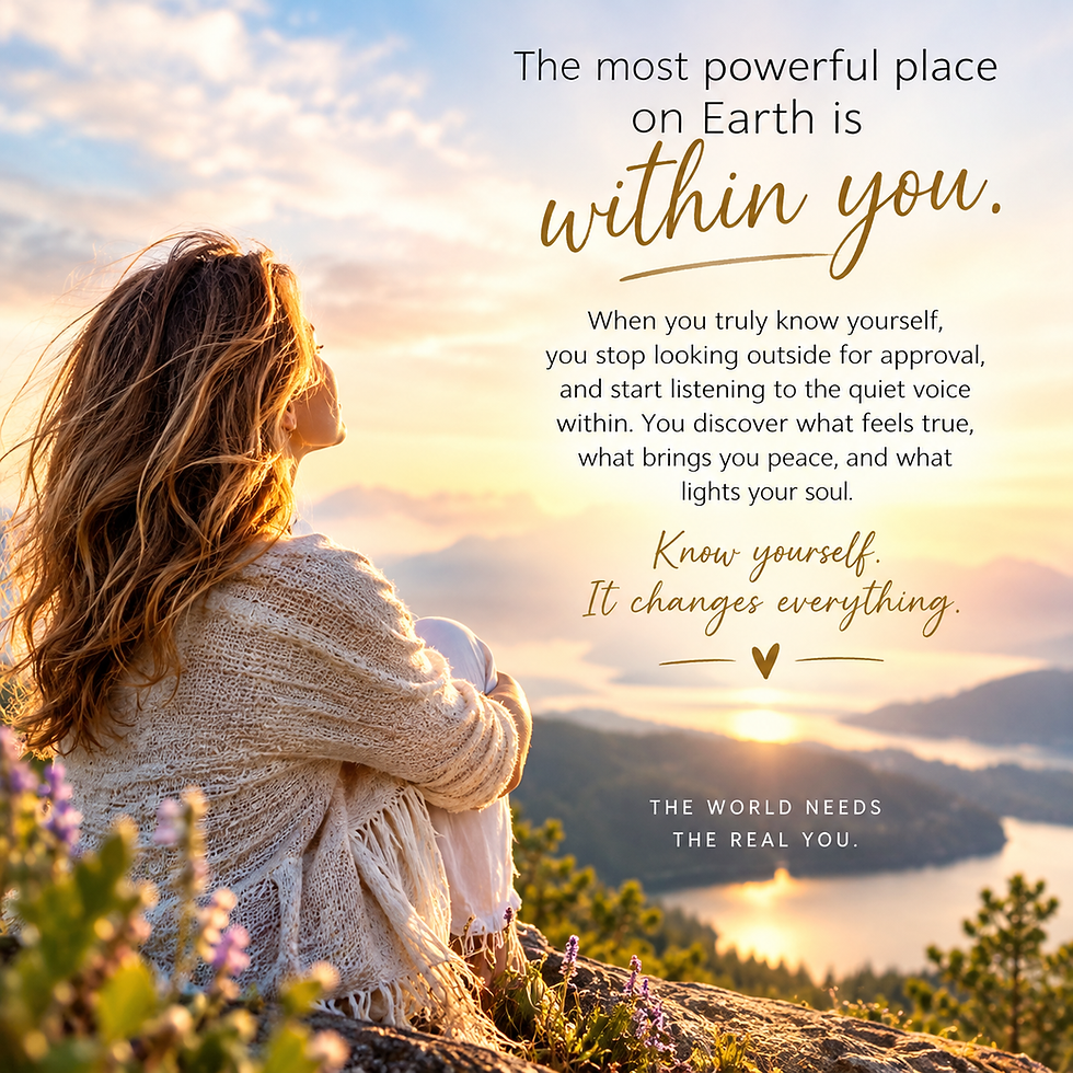 The Most Powerful Place on Earth Is Within You