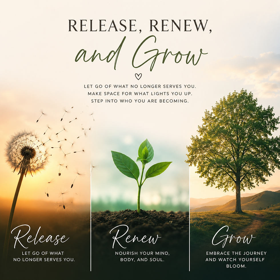 Release, Renew, and Grow