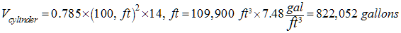 Cylinder Volume Example