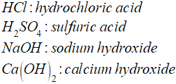 Acid base