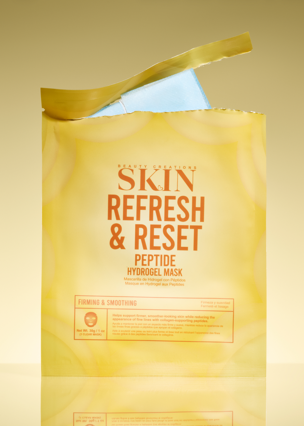 Mascarilla Facial de Hidrogel con Péptidos