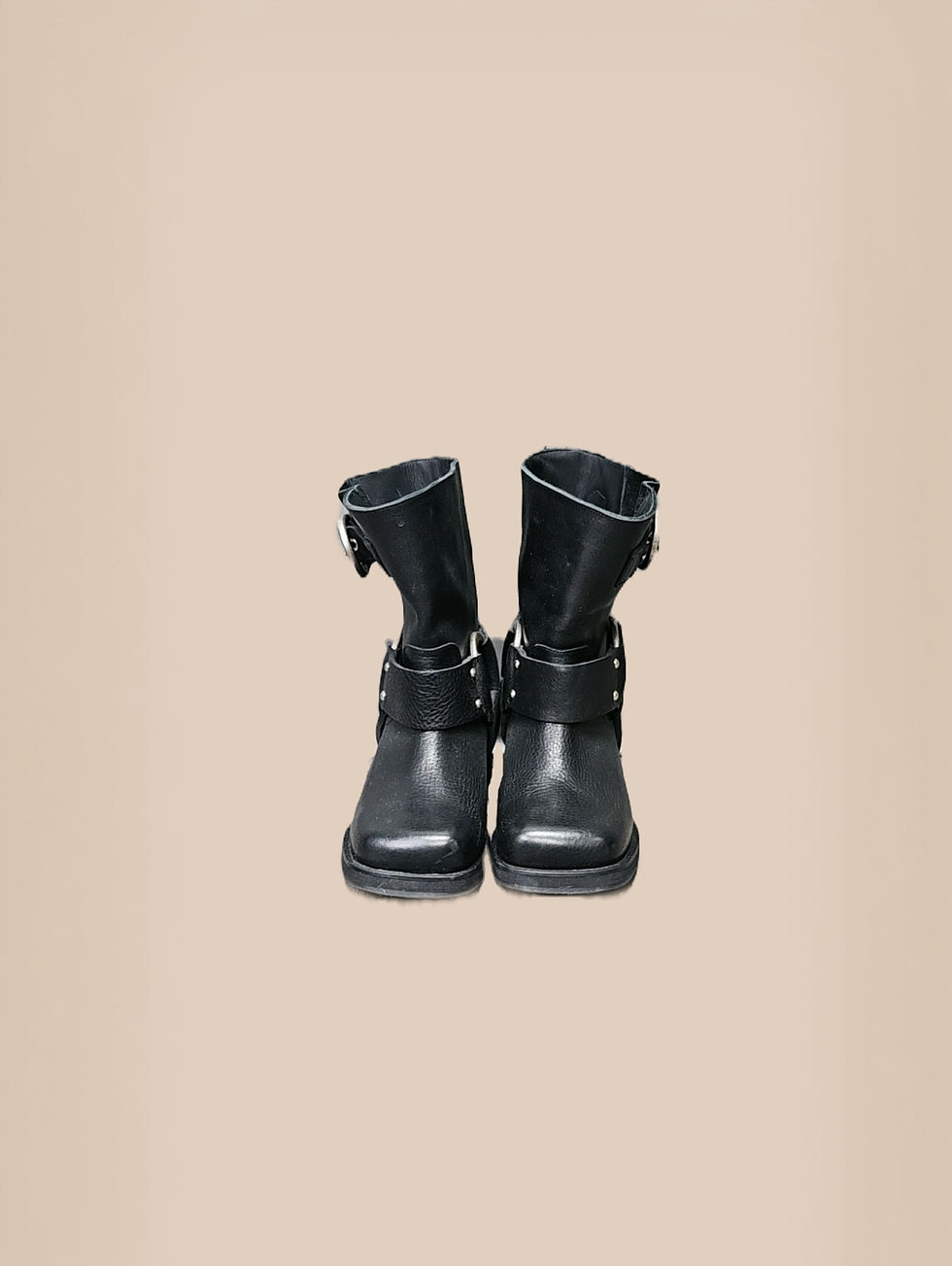 Thumbnail: Dorothee Schumacher Black Leather Short Biker Boot