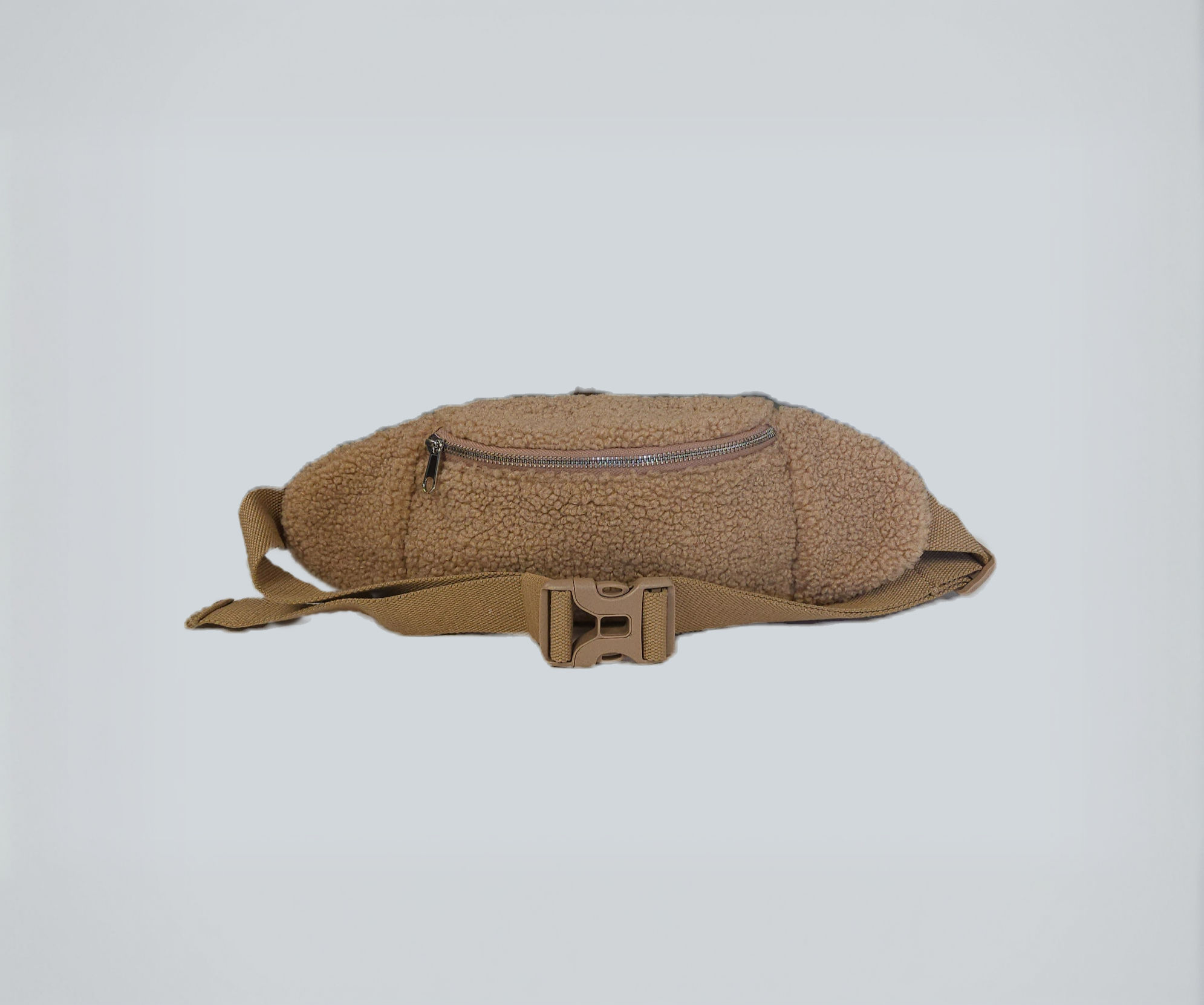 GAP Sherpa-Knit Zipper Belt Bag