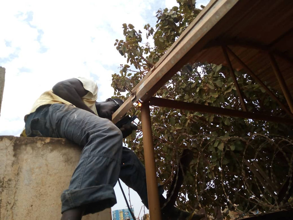 worker on roof