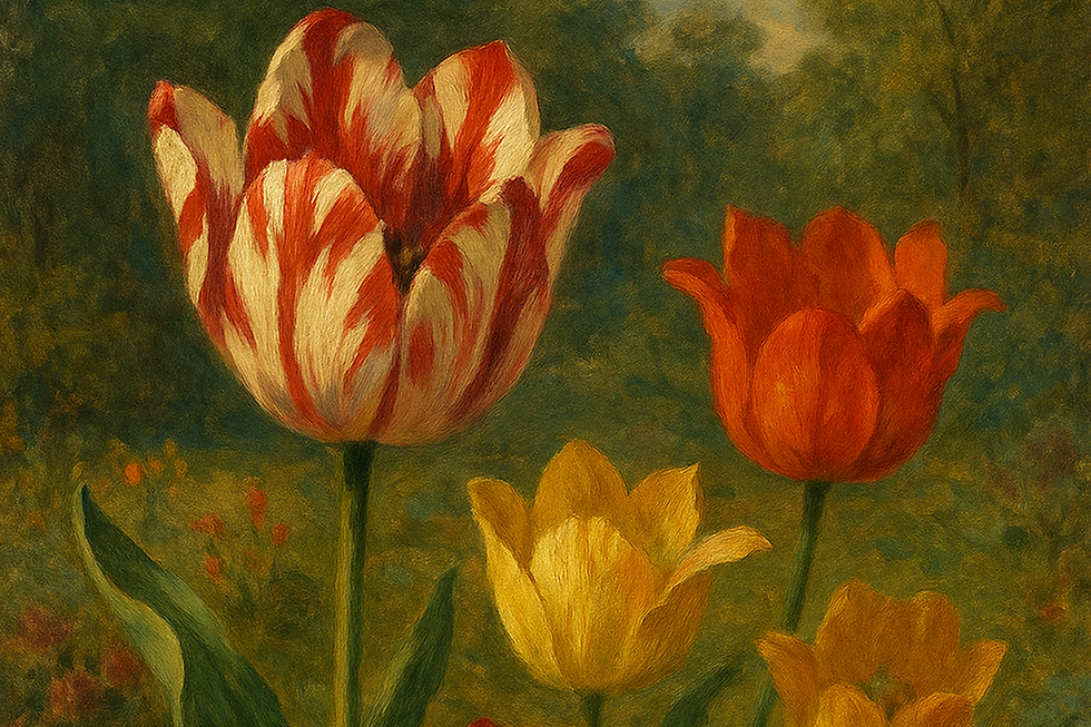 tulips, flowers