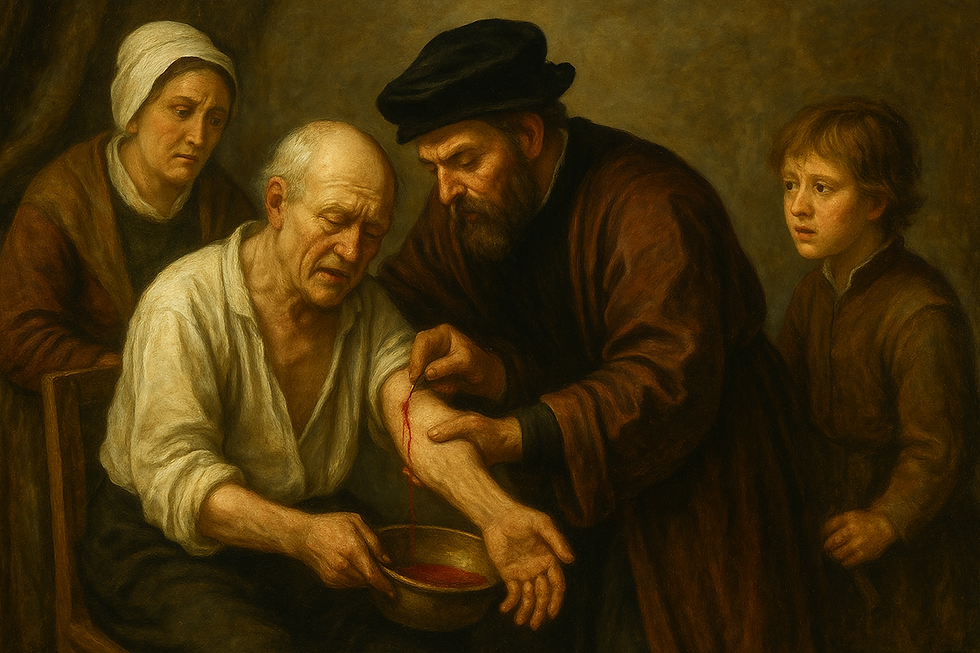 Bloodletting, medieval cures, medicine, medieval europe