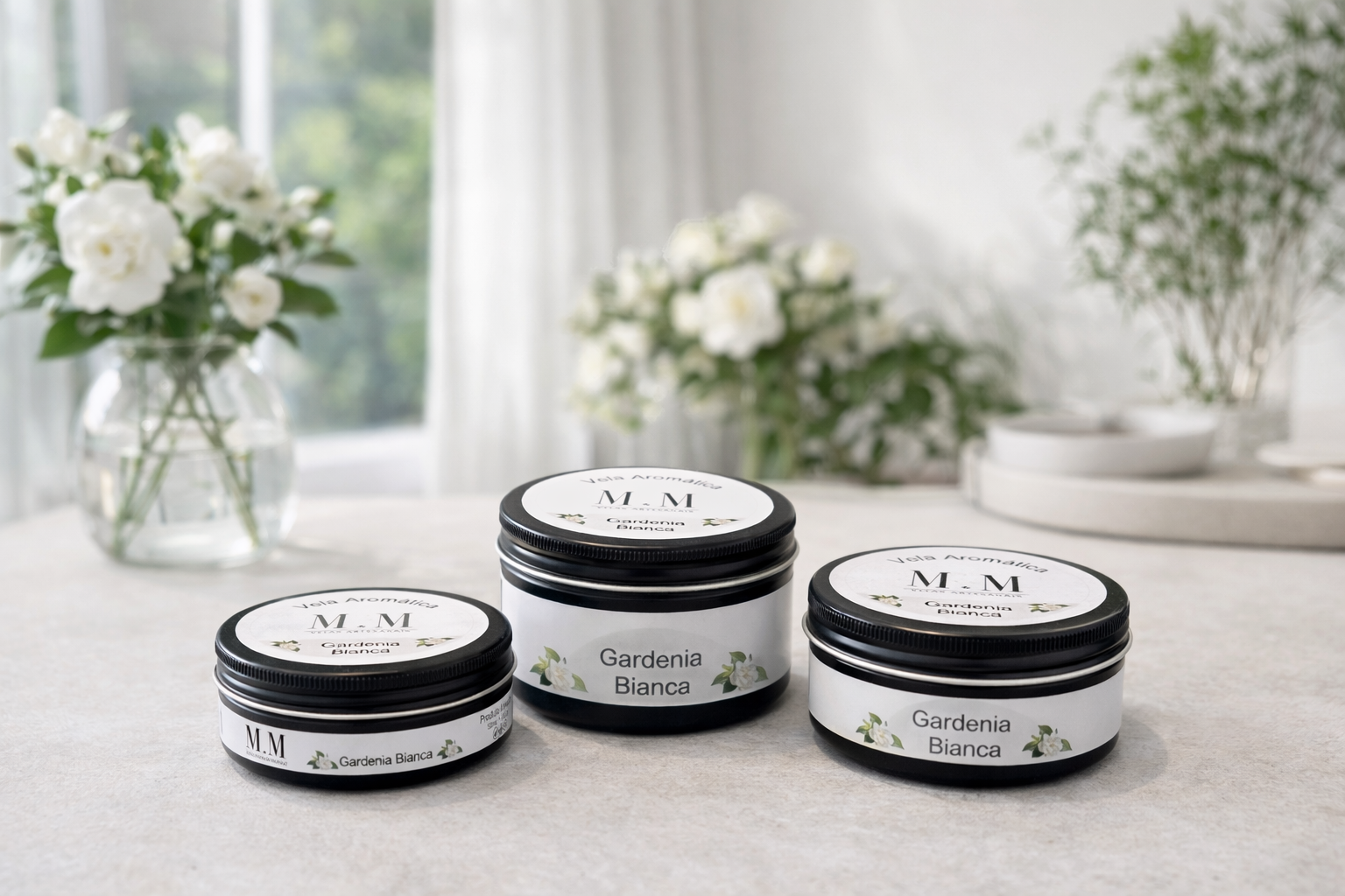 Vela Gardênia Bianca