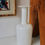 Thumbnail: White Glass Vase by Holmegaard