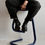 Thumbnail: Dark Blue “Paper Clip” Stool by Kinetics 