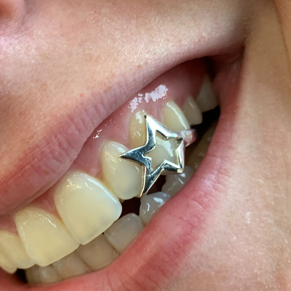 Thumbnail: Open-faced 3-Tooth Star Grill