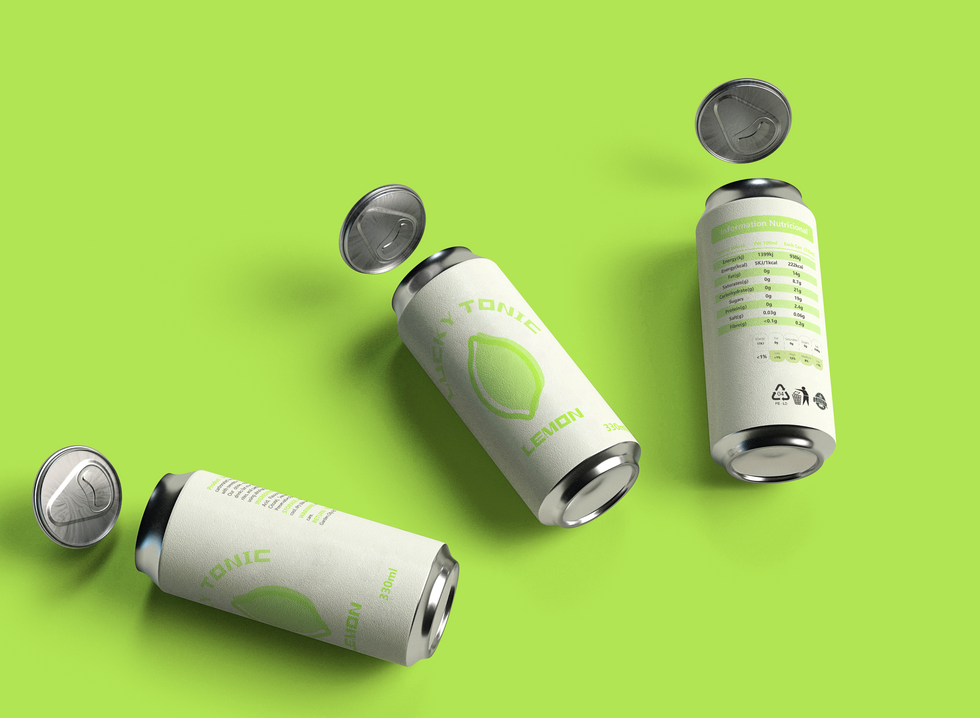 Soda or Juice Can Mockup