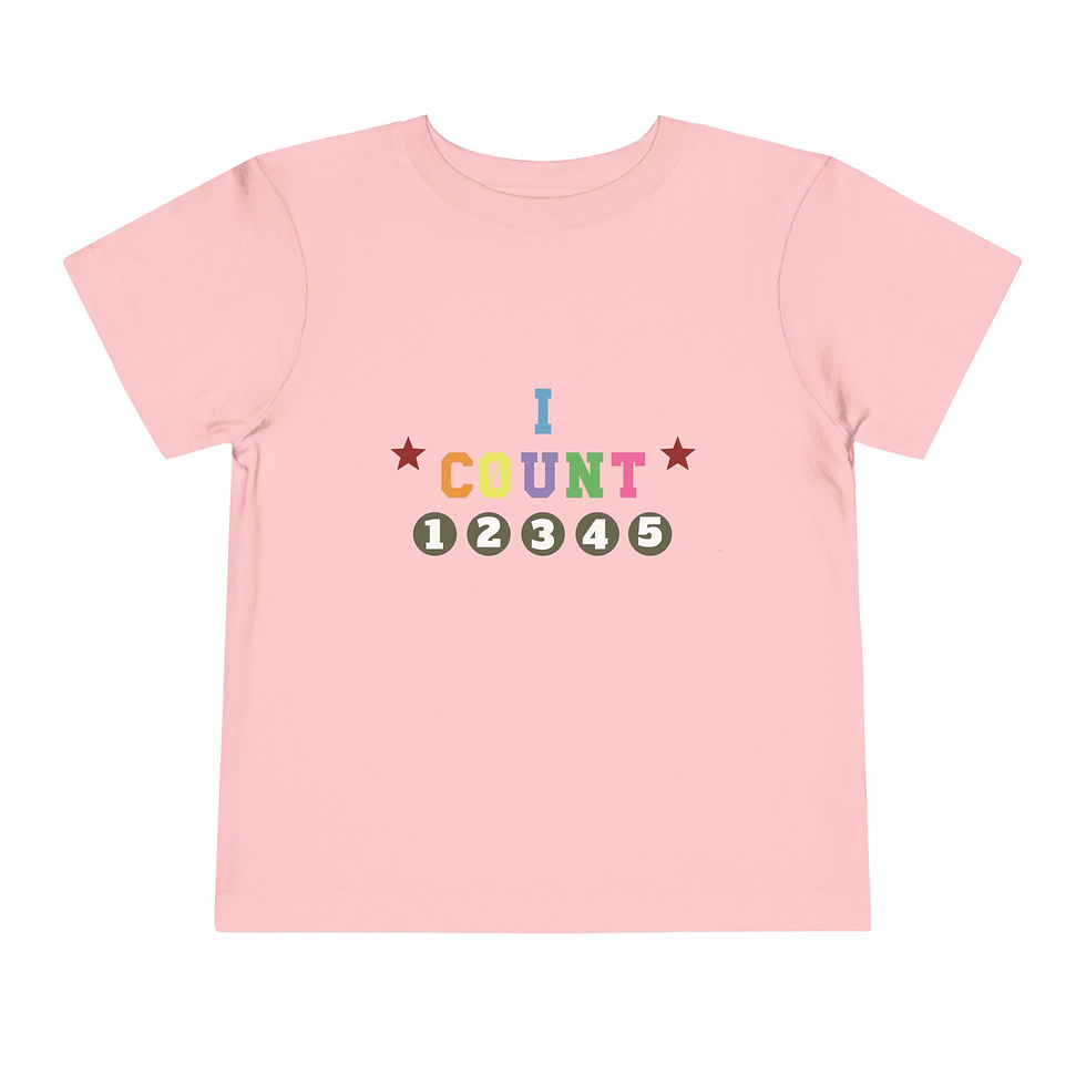 Thumbnail: Toddler I Count Tee