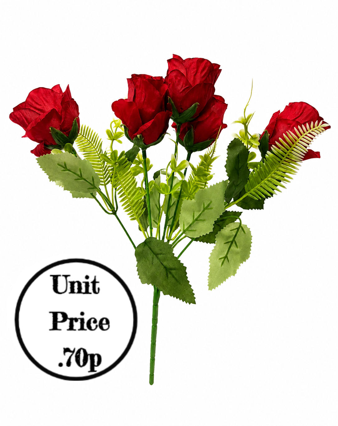 BL5526 – Artificial Rose Bunch Mixed Colours