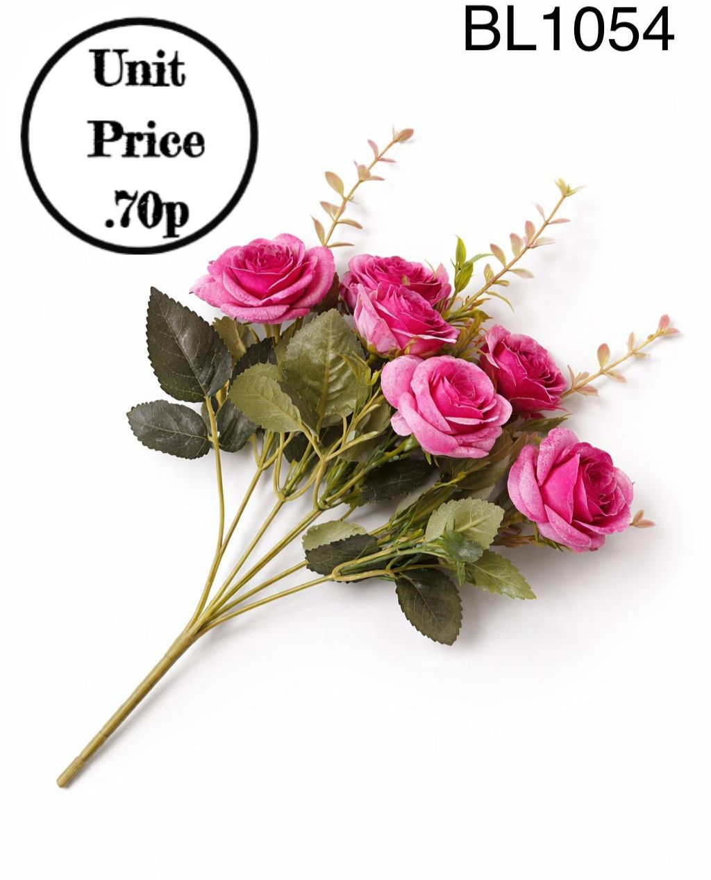 BL1054 – Vintage Rose Spray Bunch Mixed Colour