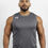 Thumbnail: Performance Sleeveless Muscle Shirt Charcoal