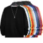 Candy Color Hoodie Loose 14 Solid Color Spring Autumn Winter Men Women Plush and