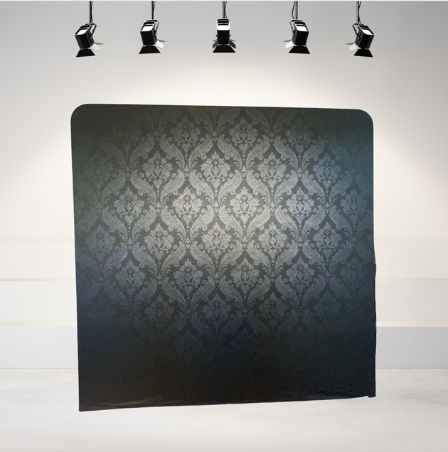 Elegant black backdrop rental for weddings and parties – South Lake Tahoe event décor.