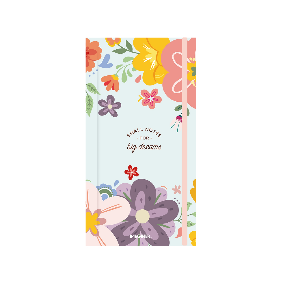 Miniatura: Agenda pocket fantasía FLOWERS