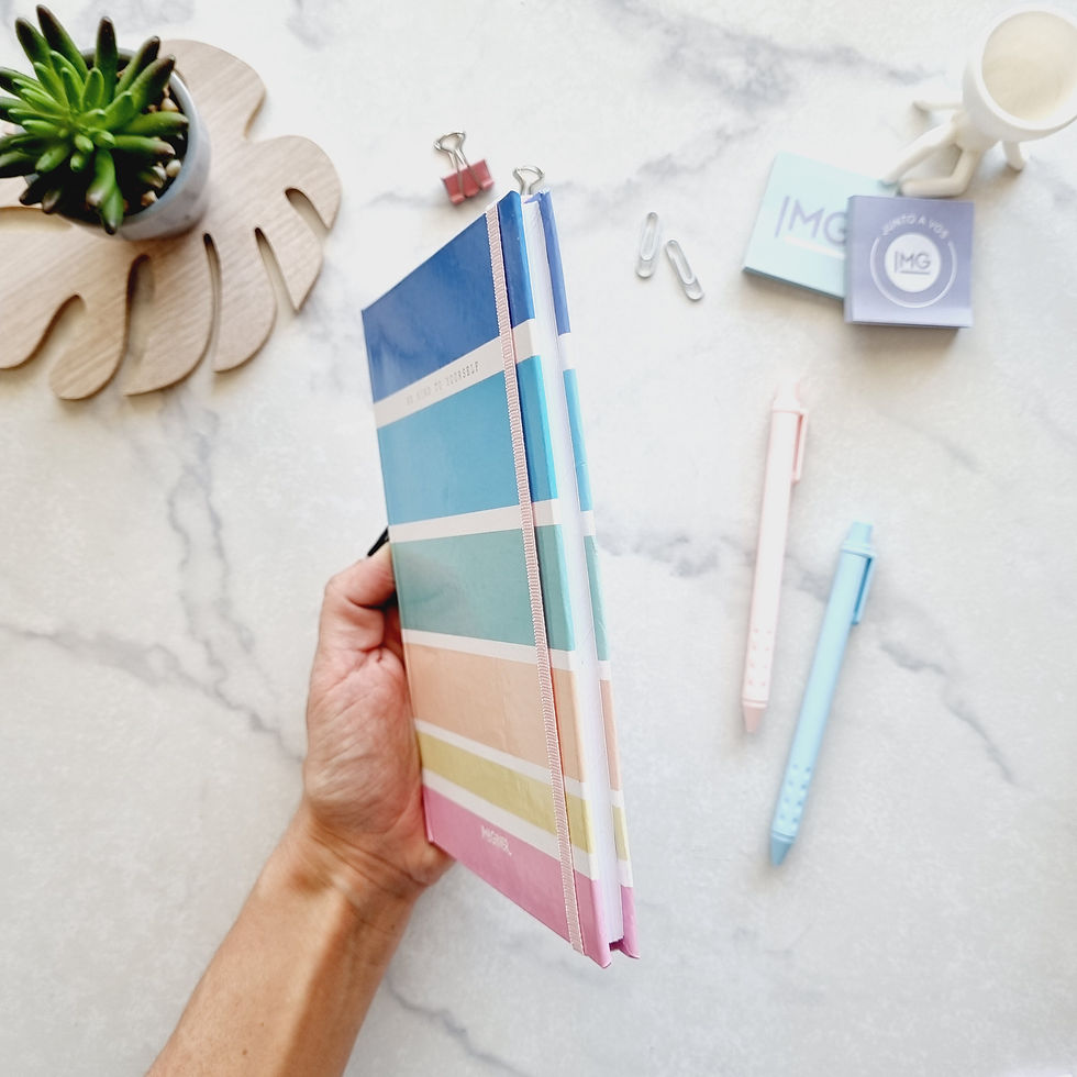 Miniatura: Agenda N7 (15x20cm) SWEET bandas