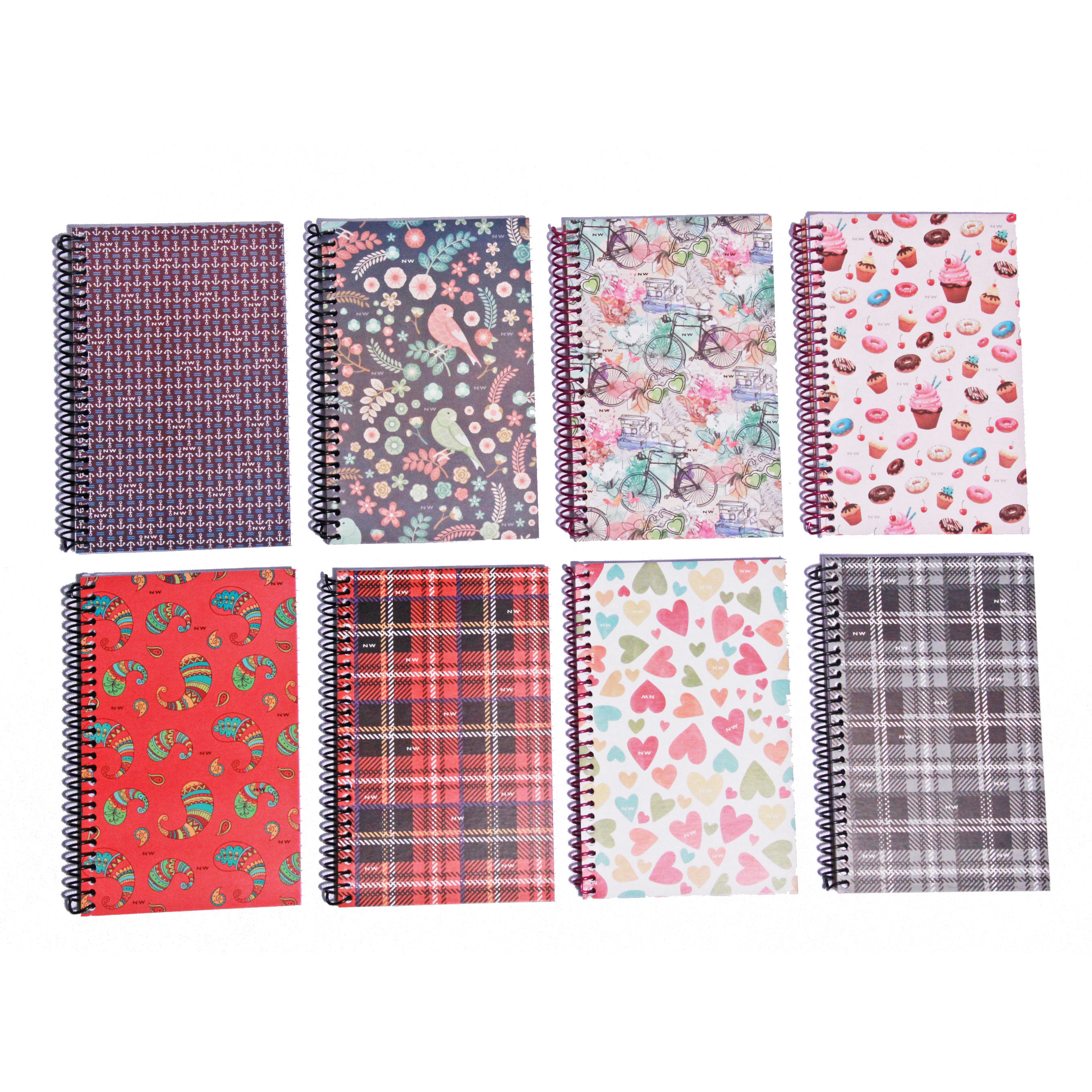 Libreta tapa cartulina N°5 y N°6 x 40 y 80 hojas