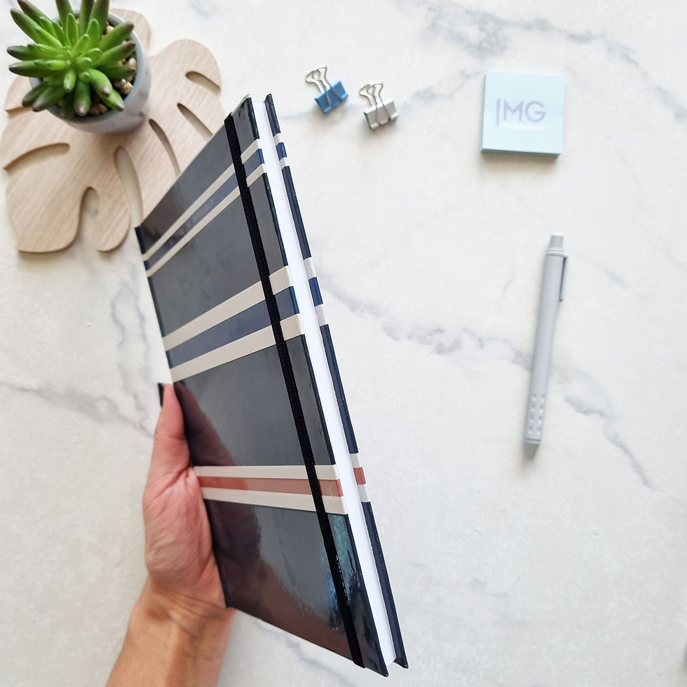 Miniatura: Agenda N8 (18x22.5cm) URBAN MEN Blue