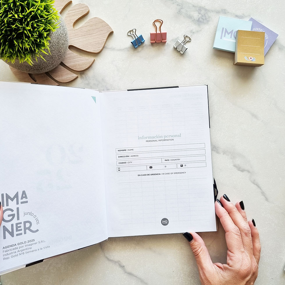 Miniatura: Agenda N8 (18 x 22.5cm ) LOVELY C