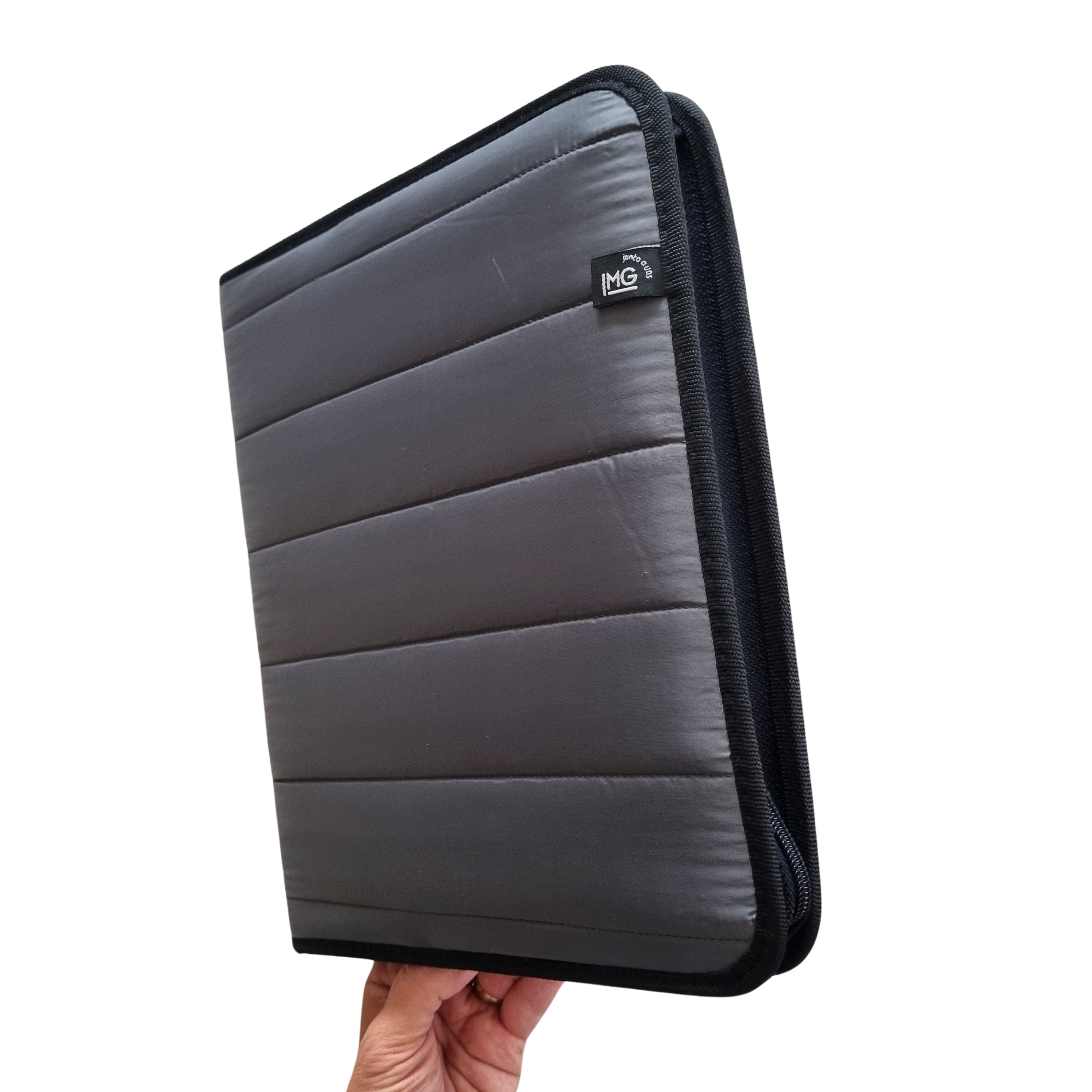 Carpeta Colegial con cierre y anillas