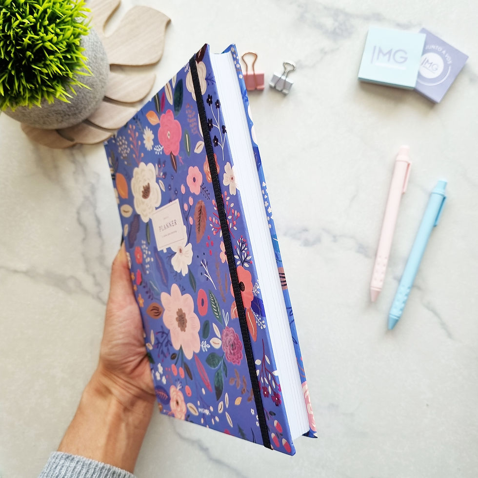 Miniatura: Agenda N8 (18x22.5cm) FLOWERS