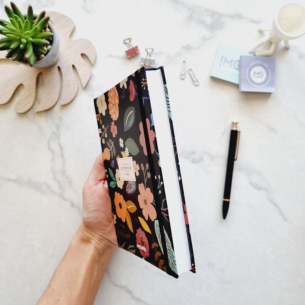 Miniatura: Agenda N7 (15x20cm) FLOWERS