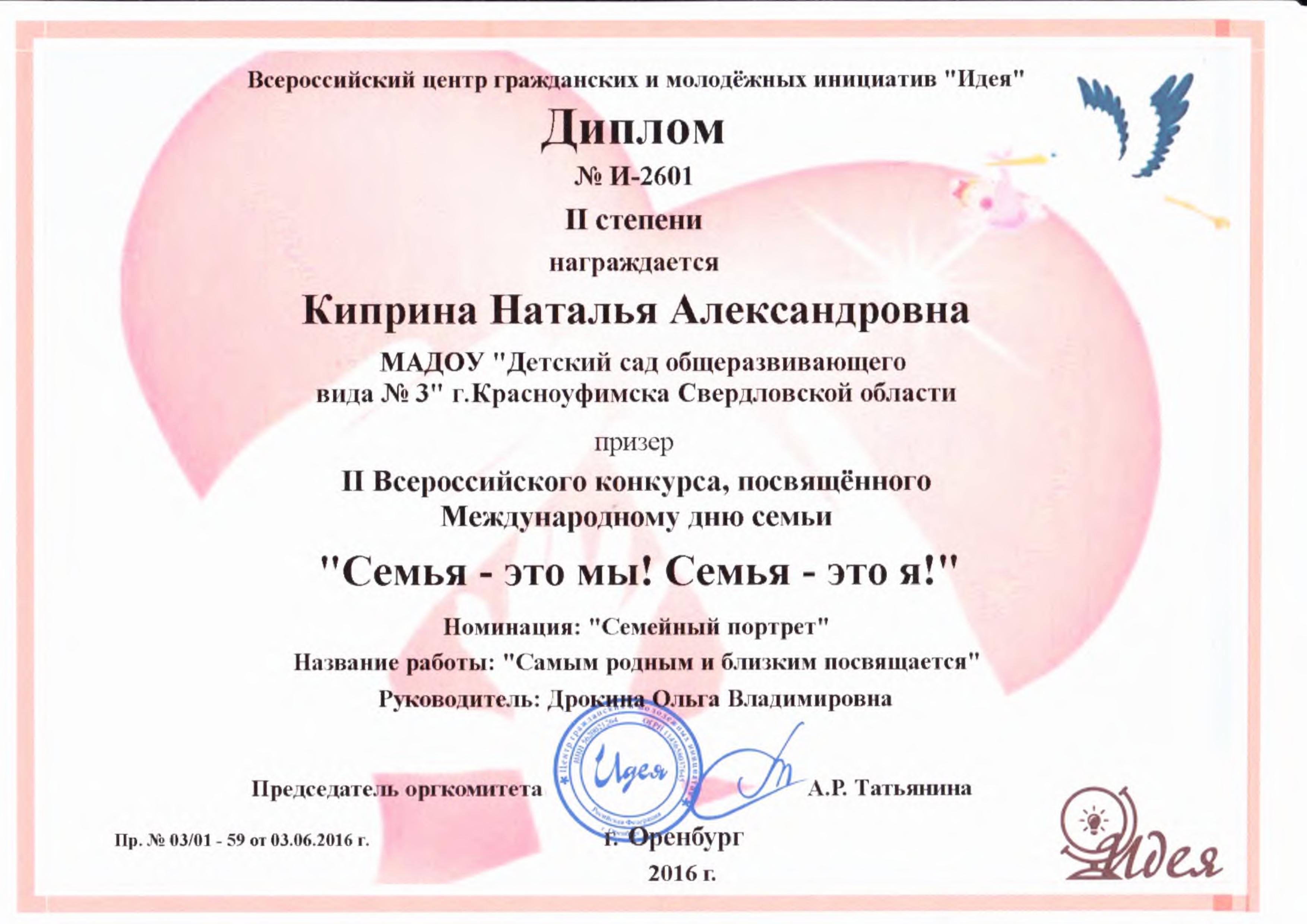 Участие в конкурсах различного уровня
