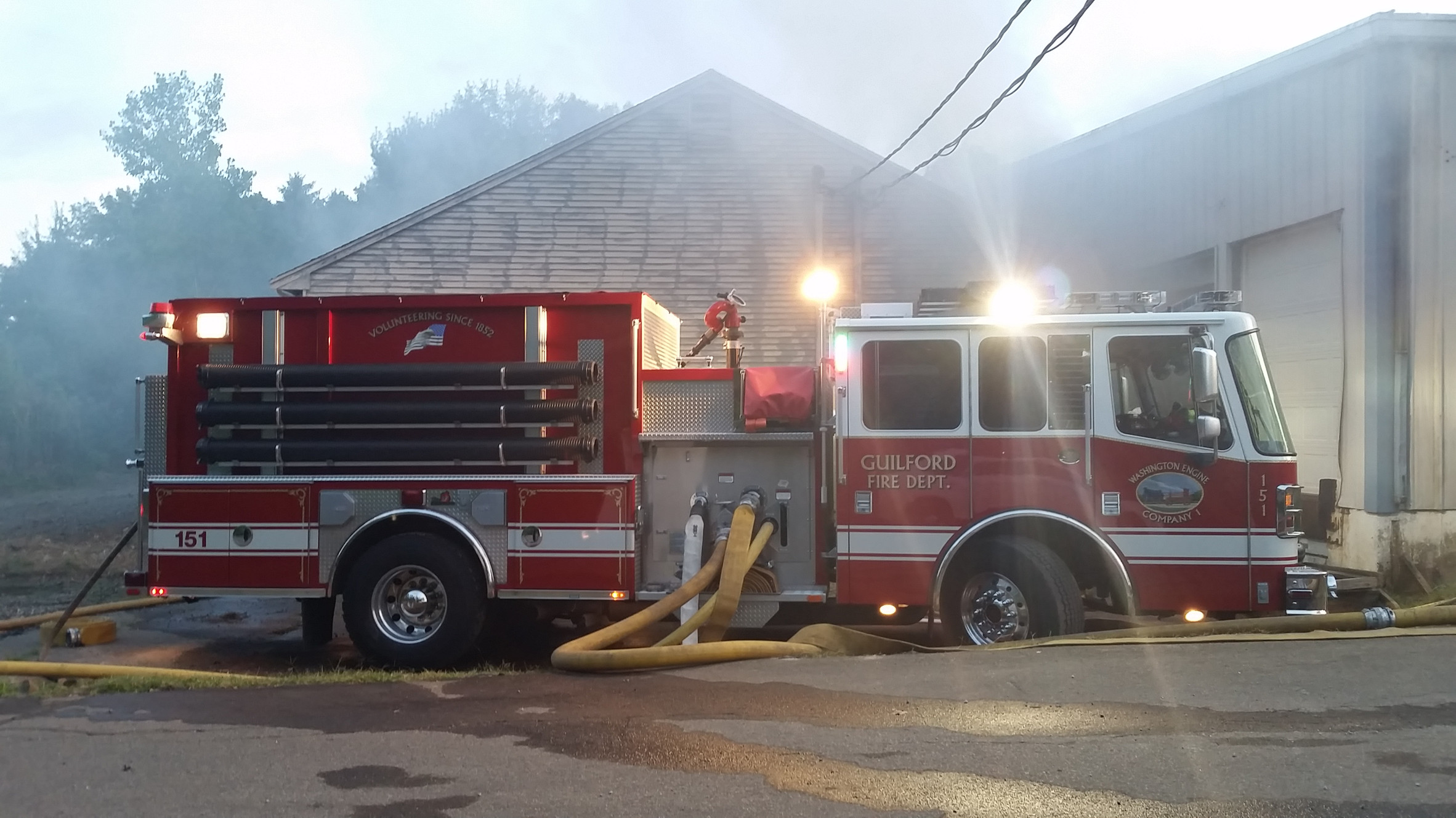 Guilford Fire Department Conducts Live Fire Training