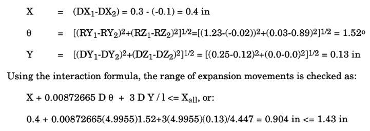 relative displacements of the expansion joint can be fairly closely approximated by meena rezkallah, p.eng., the best pipe stress engineer & professional engineer in calgary alberta canada. meenarezkallah.com littlepeng