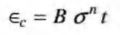 Norton creep equation