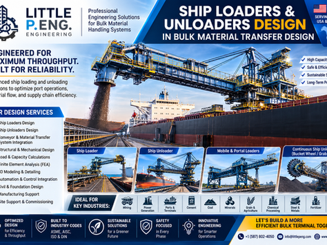 Little P.Eng. Engineering for Ship Loaders & Unloaders Design in Bulk Material Transfer Design