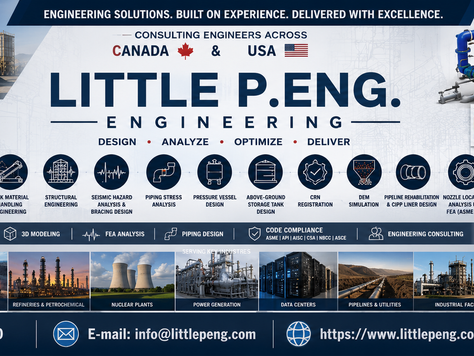 Little P.Eng. Engineering: Specialized Industrial Engineering Services Across the USA and Canada