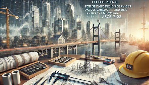 Little P.Eng. For Seismic Design Services Across Canada and USA As Per The NBCC and ASCE 7-22 by Professional Engineers
