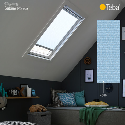 Teba Dachfensterrollo:  Licht und Sichtschutz im Dachgeschoss
