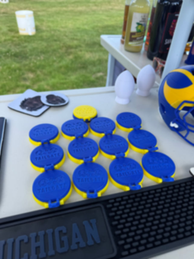 Custom 3D Printed Can Caps