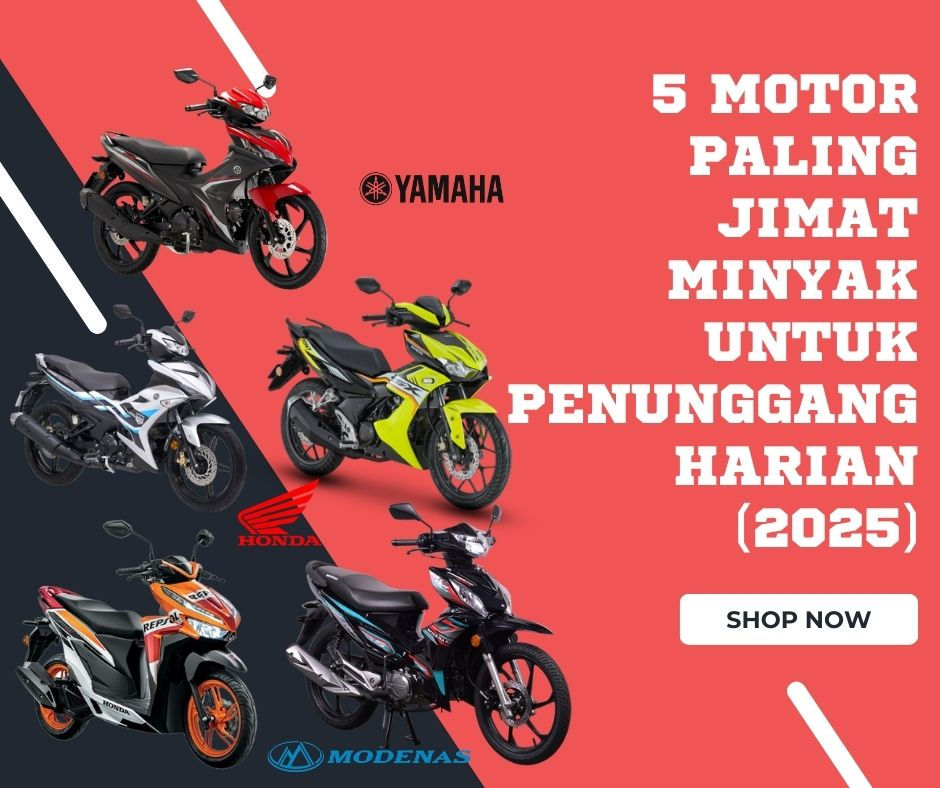 5 Motor Paling Jimat Minyak untuk Penunggang Harian