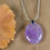 Miniature : Améthyste AA - Pendentif forme ovale modèle 1
